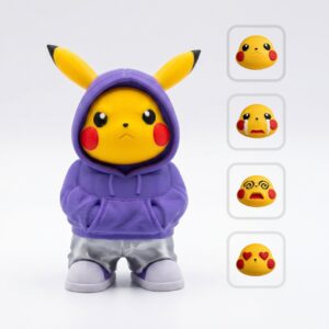 Pikachu Urban Purple Fan Art - Image 1